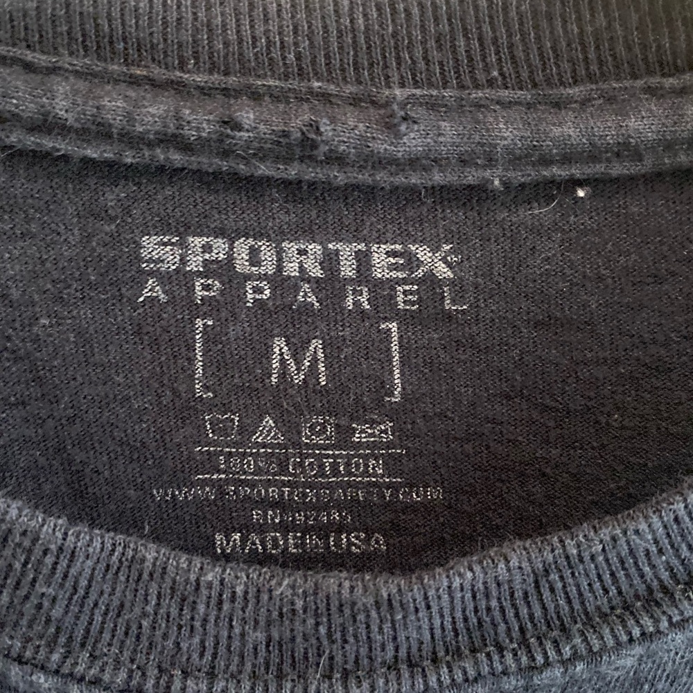 SPORTEX Black Arizona Horse Embroidered Tee Shirt Vintage - Picture 4 of 5